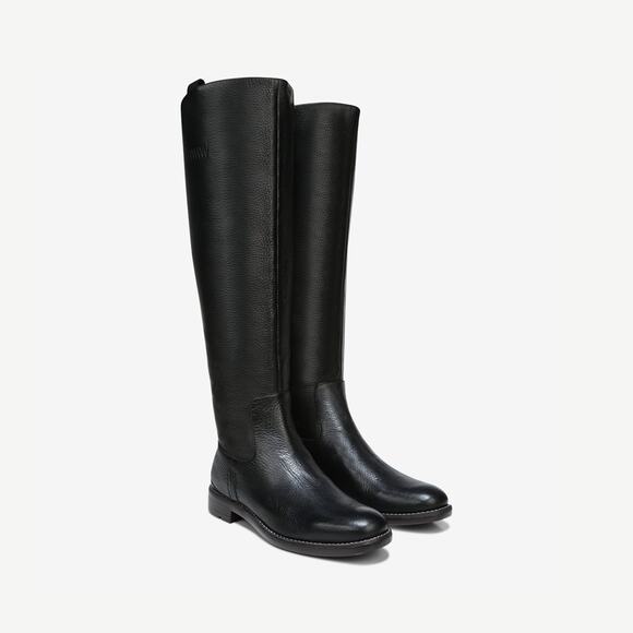 Franco Sarto Women’s Meyer Knee High Black Leather Riding Boot- Size 10M - Picture 1 of 8